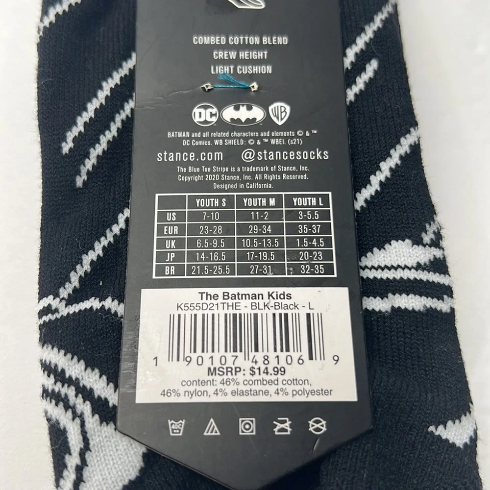 Stance Kids The Batman Crew Socks